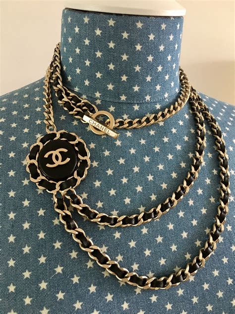 chanel fashion jewellery|chunky chanel necklace.